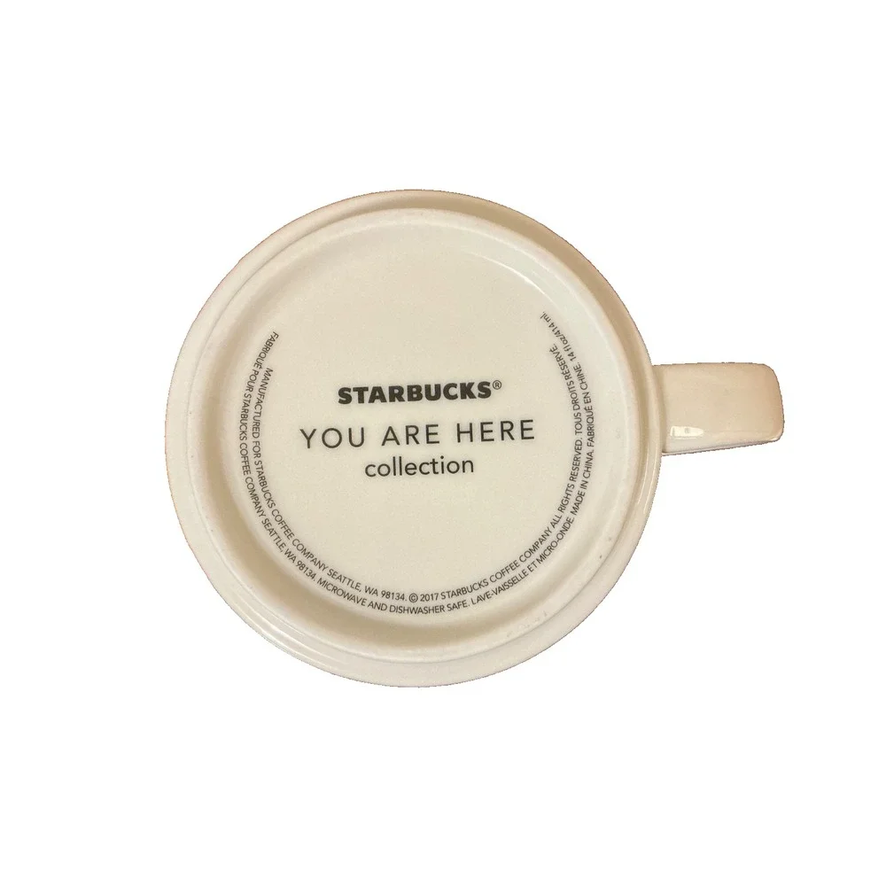 Starbucks You Are Here Collection Las Vegas Mug 2017 Ceramic 14oz Red White